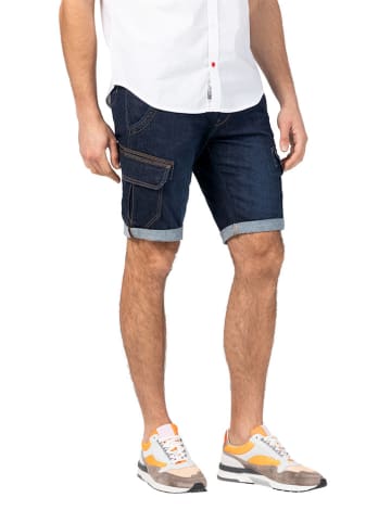 Timezone Szorty dżinsowe "Stanley" - Slim fit - w kolorze granatowym