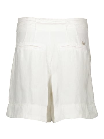 Herrlicher Leinen-Shorts "Nikole" in Weiß