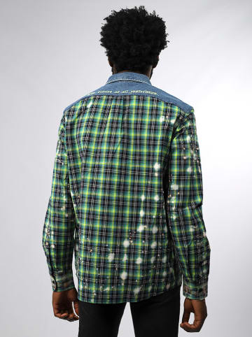 Diesel Clothes Blouse groen/zwart