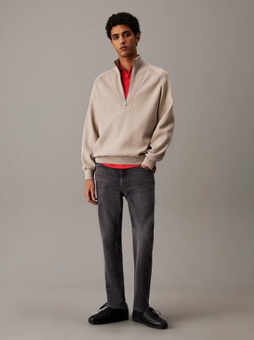 Calvin Klein Spijkerbroek - tapered fit - zwart