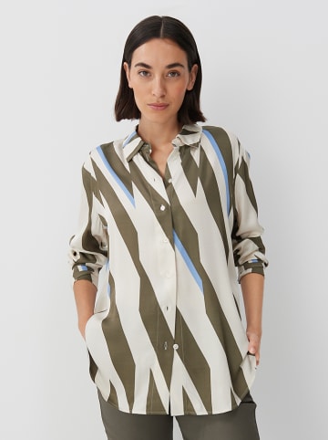 Someday Bluse "Zisabel Dynamic" in Creme/ Khaki