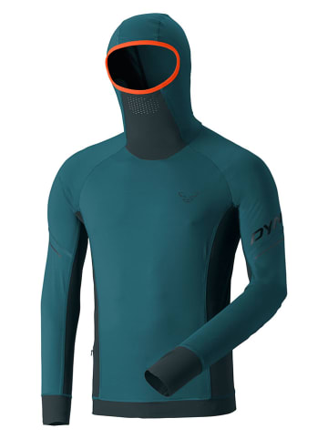 DYNAFIT Funktionshoodie "Alpine" in Petrol