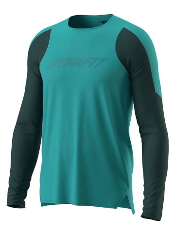 DYNAFIT Funktionslongsleeve "RIDE" in Dunkelblau/ Türkis
