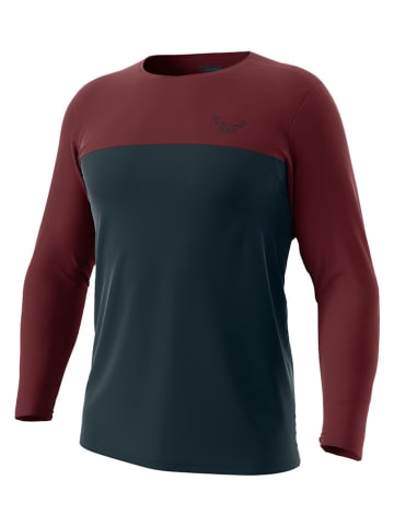DYNAFIT Funktionslongsleeve "TRAVERSE S-TECH" in Bordeaux/ Dunkelblau
