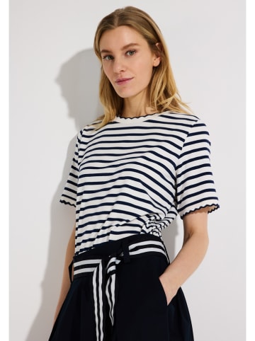 More & More Shirt donkerblauw/wit