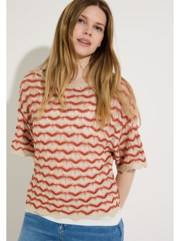 More & More Trui beige/rood