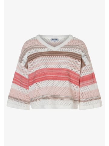 More & More Pullover in Beige/ Beere