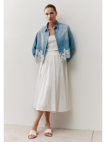 More & More Jeansbluse in Blau