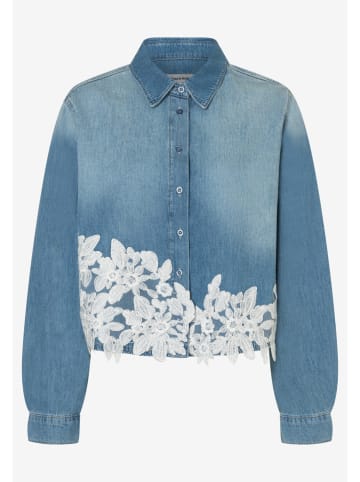 More & More Jeansbluse in Blau