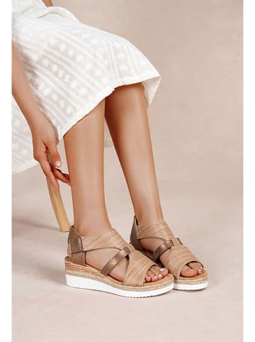 Foreverfolie Sleehaksandalen camel