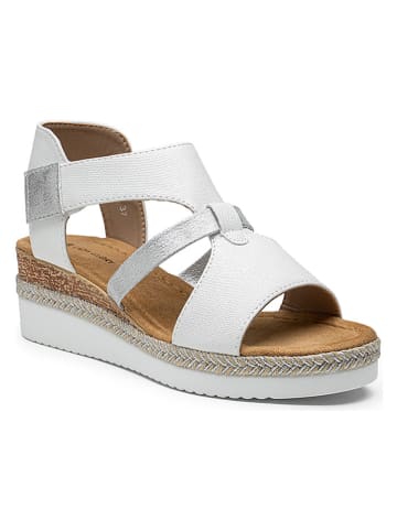 Foreverfolie Sleehaksandalen wit