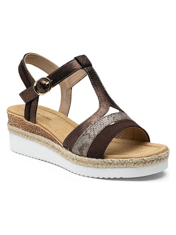 Foreverfolie Sleehaksandalen bruin