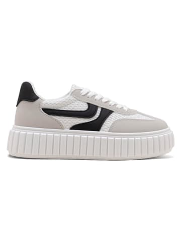 C'M Sneakers wit/grijs