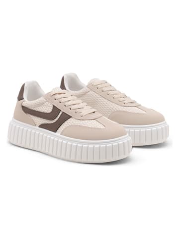 C'M Sneakersy w kolorze beżowym