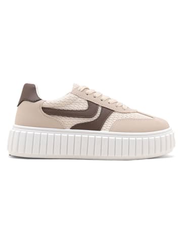 C'M Sneakersy w kolorze beżowym