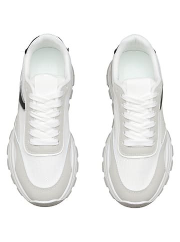 C'M Sneakers wit/grijs