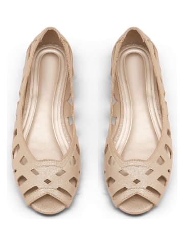 C'M Ballerinas in Gold