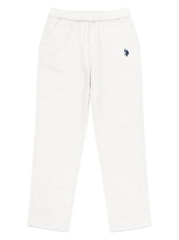 U.S. Polo Assn. Stoffhose in Weiß