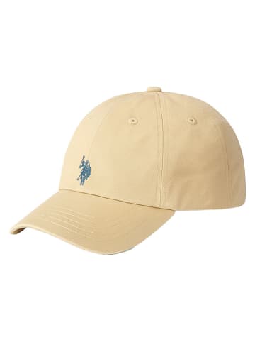 U.S. Polo Assn. Czapka golfowa w kolorze beżowym