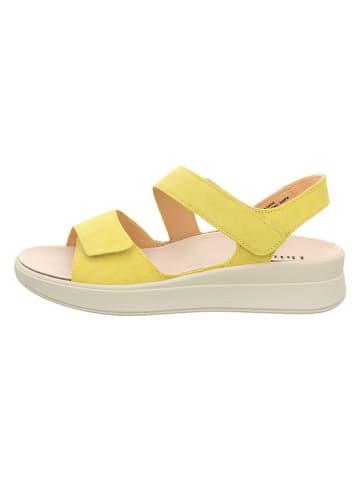 Think! Leren sandalen "Meggie" geel