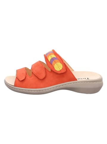 Think! Leder-Pantoletten "Camilla" in Orange