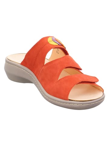 Think! Leder-Pantoletten "Camilla" in Orange