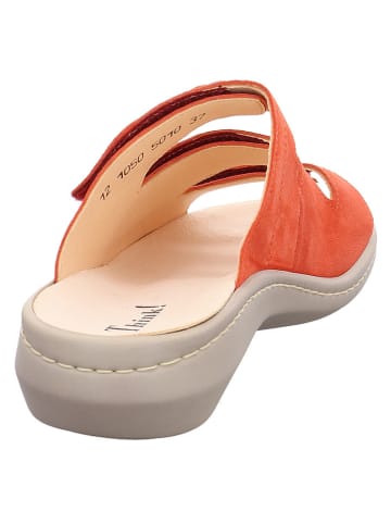 Think! Leder-Pantoletten "Camilla" in Orange