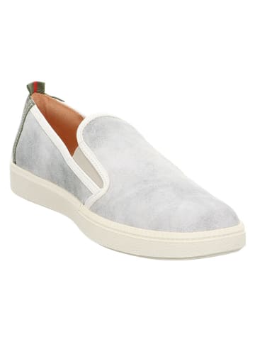 Think! Leder-Slipper "Turna in Grau