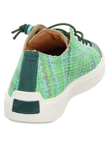 Think! Skórzane sneakersy "Turna" w kolorze zielonym