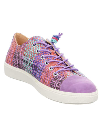 Think! Leder-Sneakers "Turna"  in Lila/ Bunt