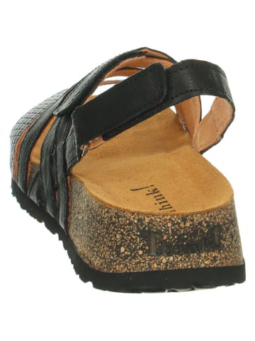 Think! Leren sandalen "Koak" zwart