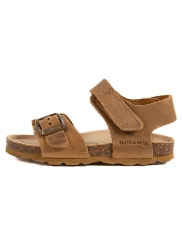 billowy Sandalen "Rosso" in Hellbraun