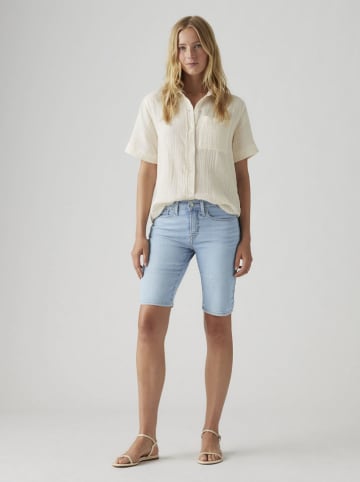 Levi's Bermudy dżinsowe w kolorze błękitnym