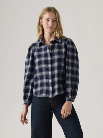 Levi's Blouse donkerblauw/wit