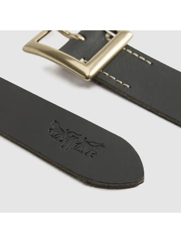Levi's Leder-Gürtel in Schwarz
