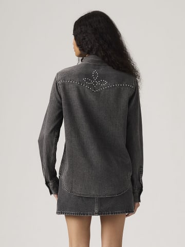 Levi's Koszula dżinsowa w kolorze antracytowym