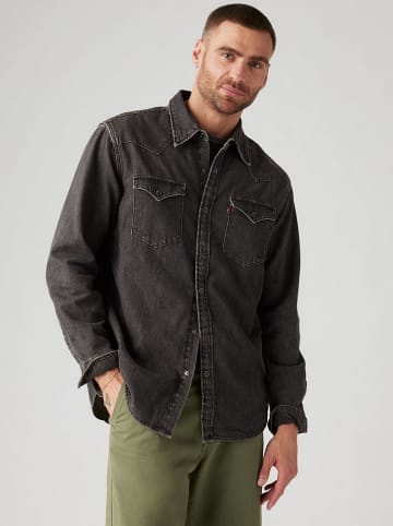 Levi's Koszula dżinsowa w kolorze antracytowym