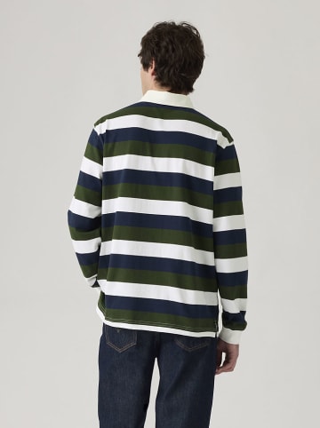 Levi's Poloshirt in Weiß/ Dunkelblau/ Dunkelgrün