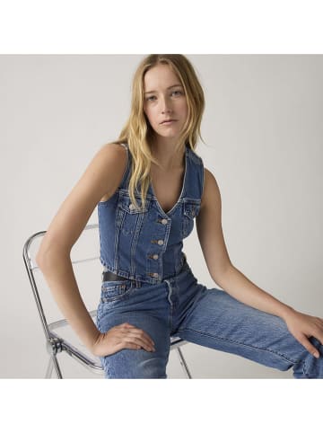 Levi's Kamizelka dżinsowa w kolorze niebieskim