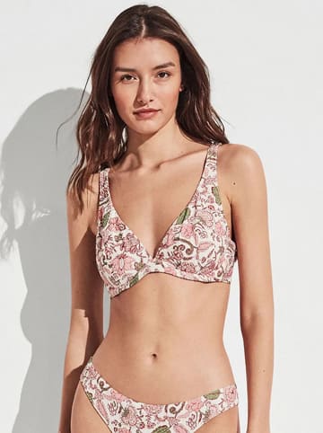 gisela Bikini-Oberteil in Rosa/ Creme