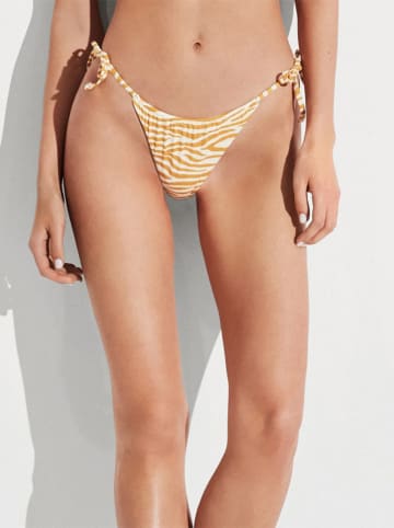 gisela Figi bikini w kolorze żółto-białym