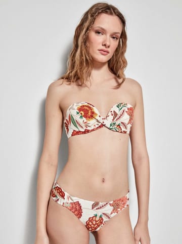 gisela Bikini-Hose in Creme/ Orange