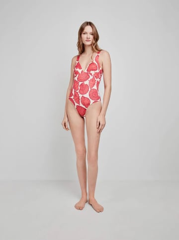 gisela Badpak crème/rood