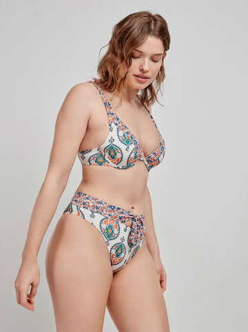 gisela Biustonosz bikini w kolorze biało-niebieskim