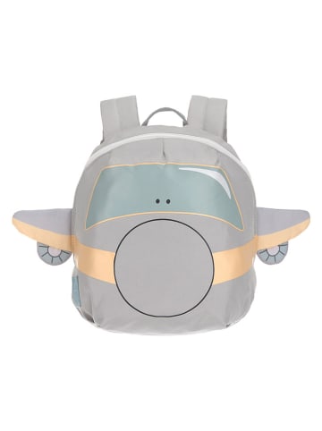 Lässig Rugzak ''Airplane'' lichtgrijs/mintgroen - (B)20 x (H)24 x (D)9,5 cm