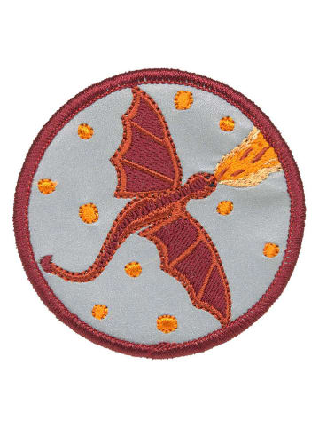 Lässig 3-delige set: patches "Dragon" grijs/oranje