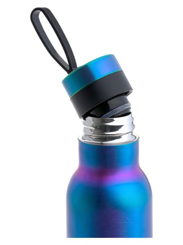 Lässig Edehlstahl-Trinkflasche "Bold" in Blau/ Lila - 500 ml