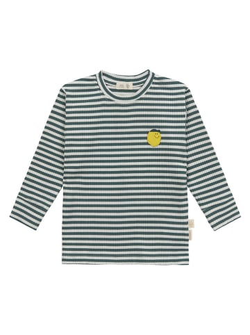Lässig Longsleeve "Lemon" wit/groen/geel