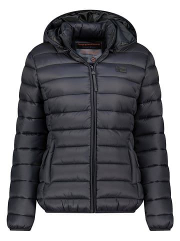 Geographical Norway Doorgestikte jas "Atichoko" zwart