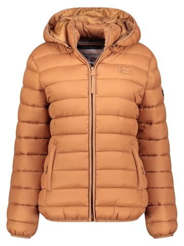 Geographical Norway Kurtka pikowana "Atichoko" w kolorze karmelowym